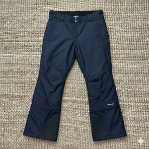 Columbia Snow Pants XL Omni-Tech Waterproof Blue Lined Thermal Ski